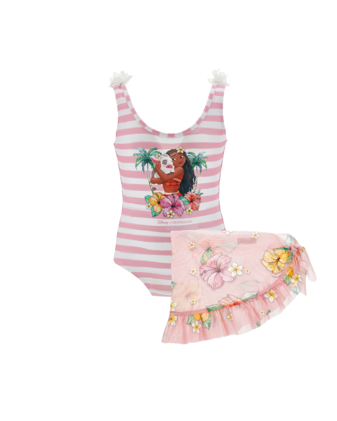 monnalisa moana swimsuit & wrap