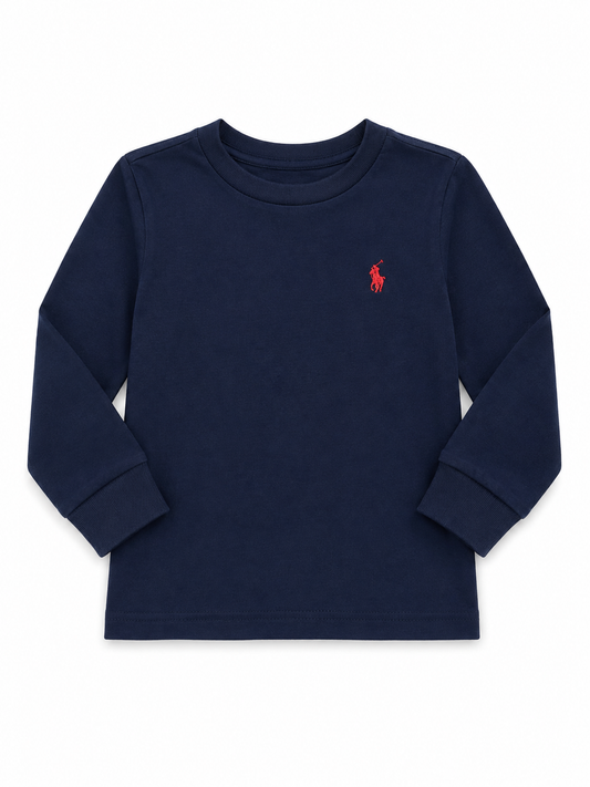 Ralph Lauren navy long sleeve t-shirt
