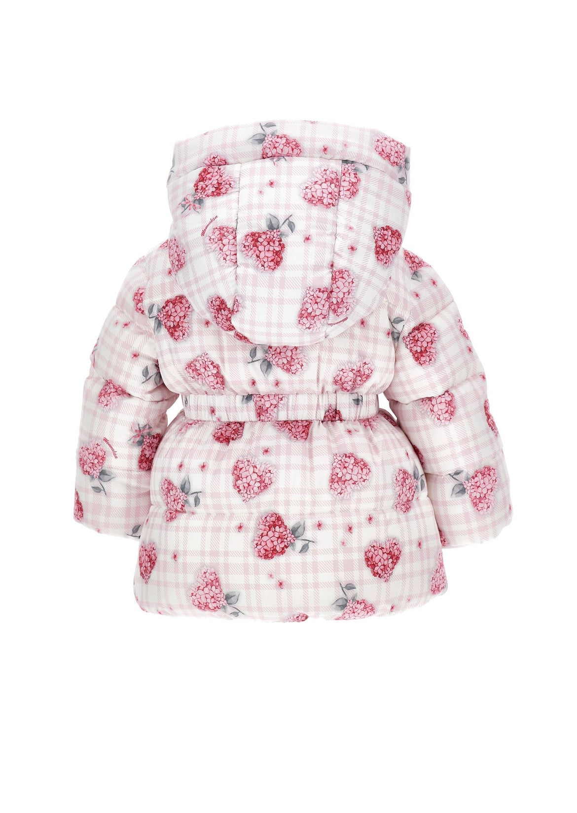 monnalisa floral puffer coat