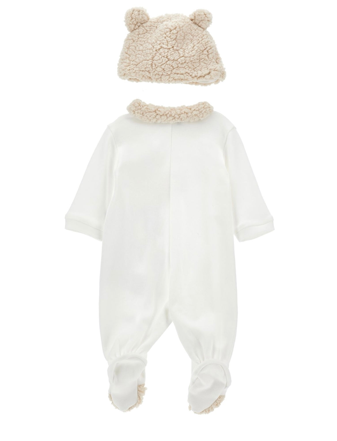 monnalisa teddy babygrow 2 piece set