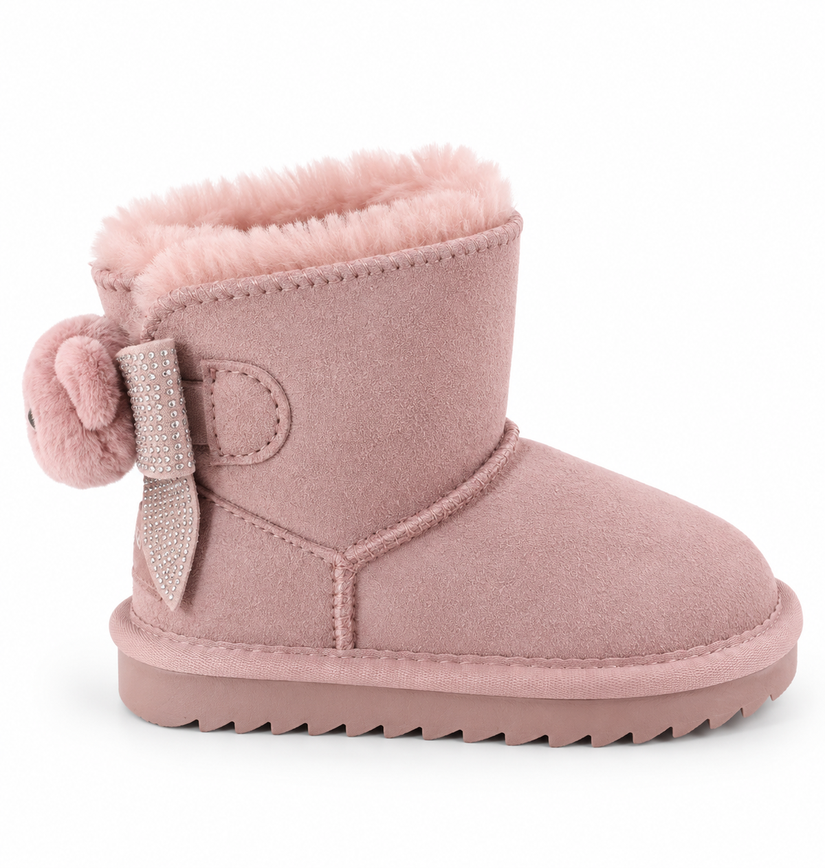 Lelli Kelly pink teddy fur boots