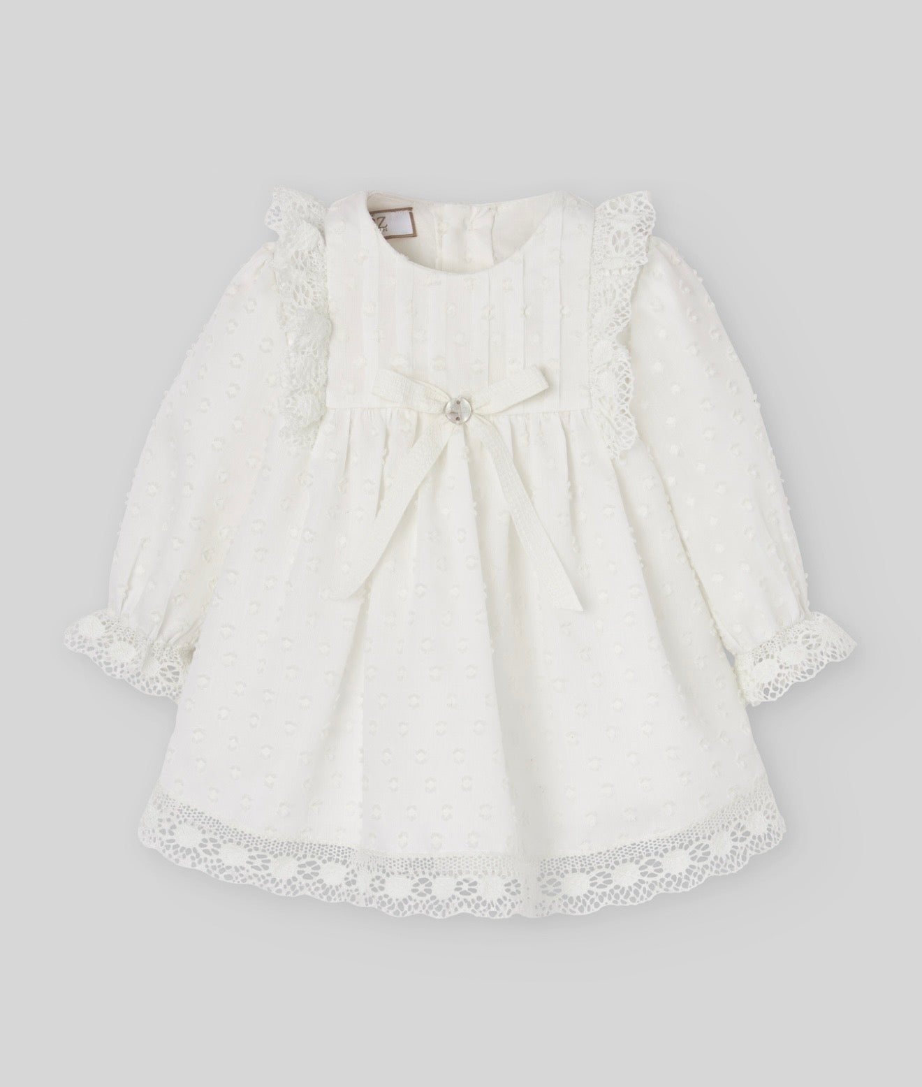 Paz Rodriguez ivory lace dress