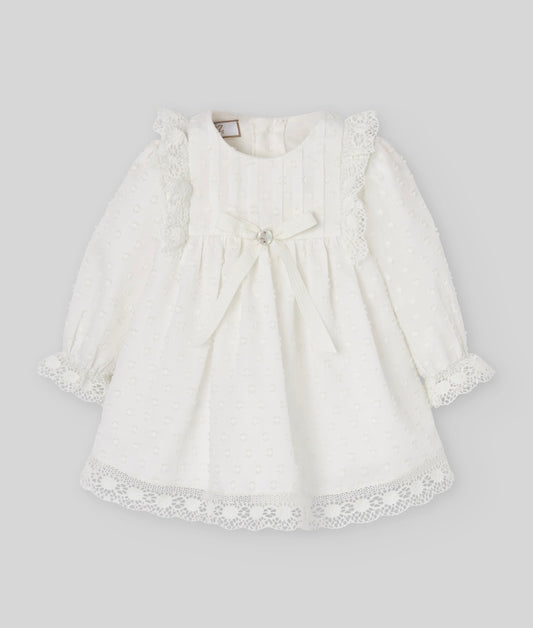 Paz Rodriguez ivory lace dress