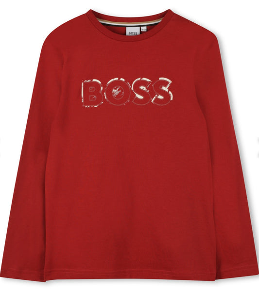 PRE ORDER - Boss red long sleeve logo T-shirt