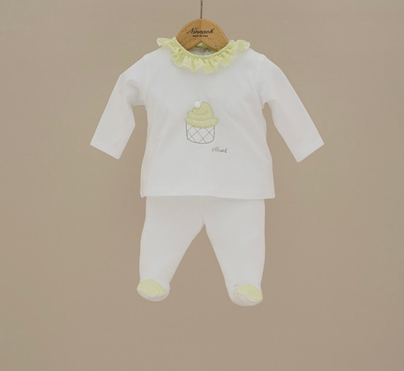 Ninnoah lime ice cream legging set