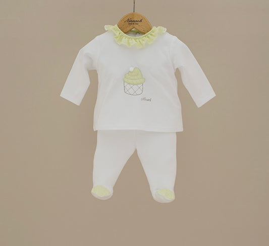 Ninnoah lime ice cream legging set
