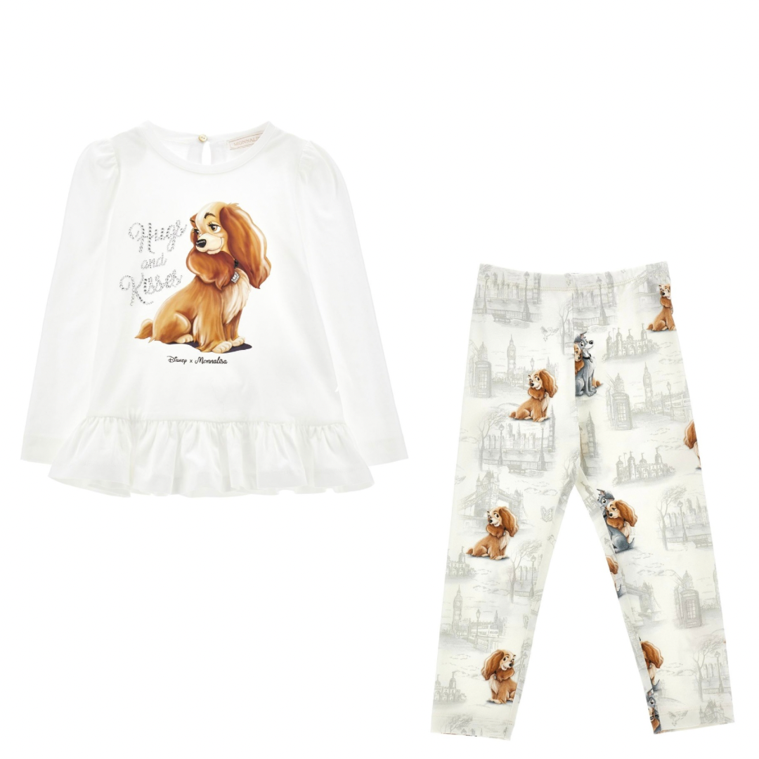 Monnalisa lady & the tramp legging set