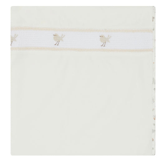 Deolinda birdie blanket - ivory