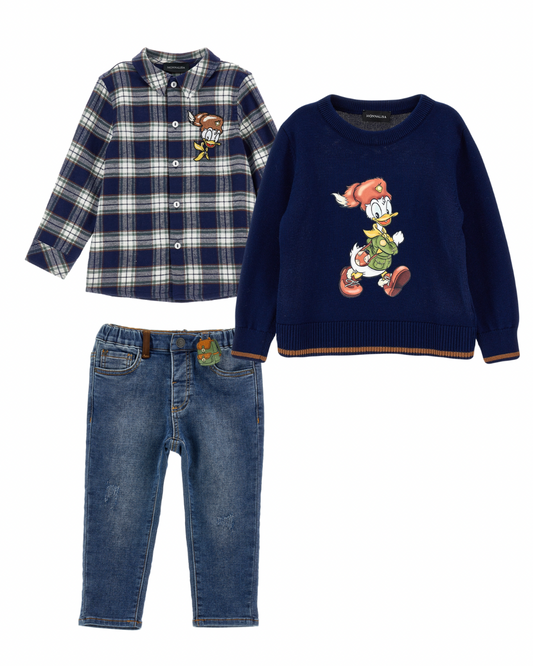 PRE ORDER - monnalisa Donald Duck 3 piece set