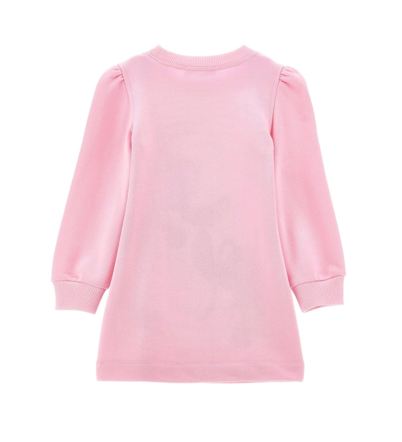 Monnalisa pink stitch & angel jumper dress
