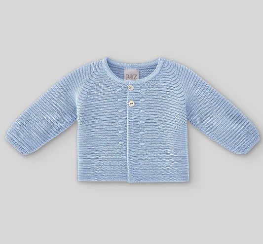 Paz Rodriguez blue knitted cardigan