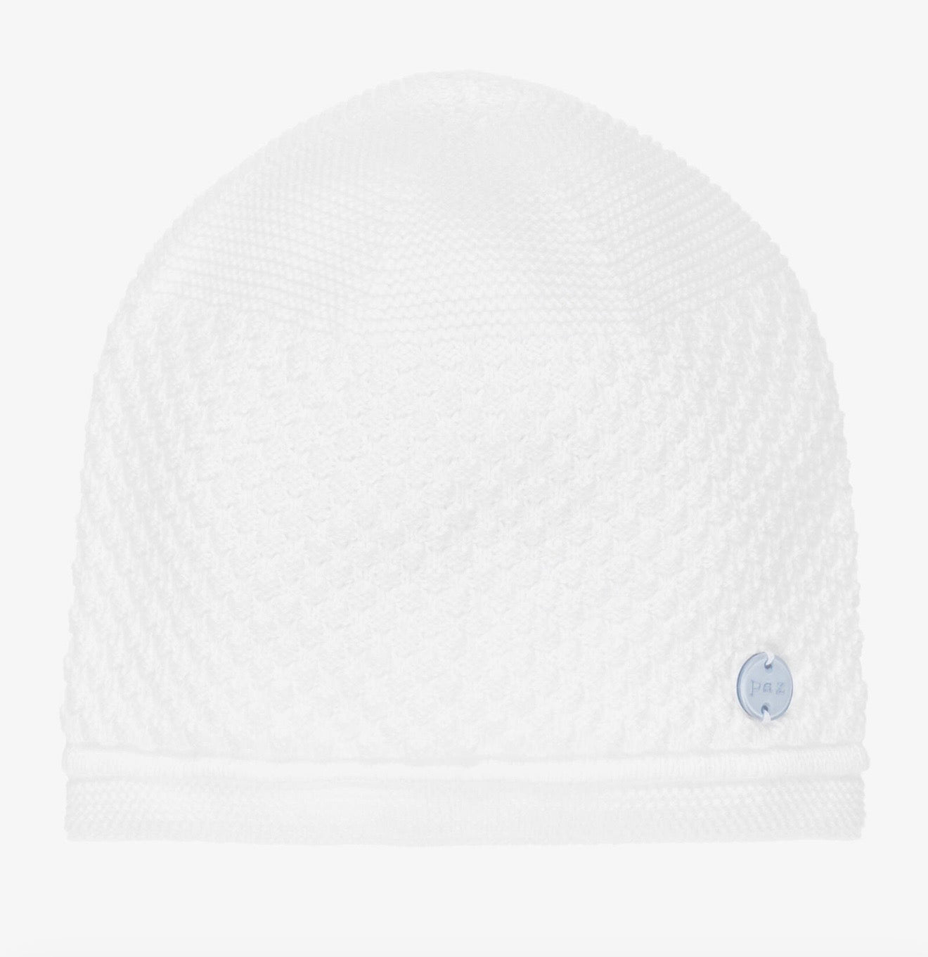 Paz baby blue knit hat