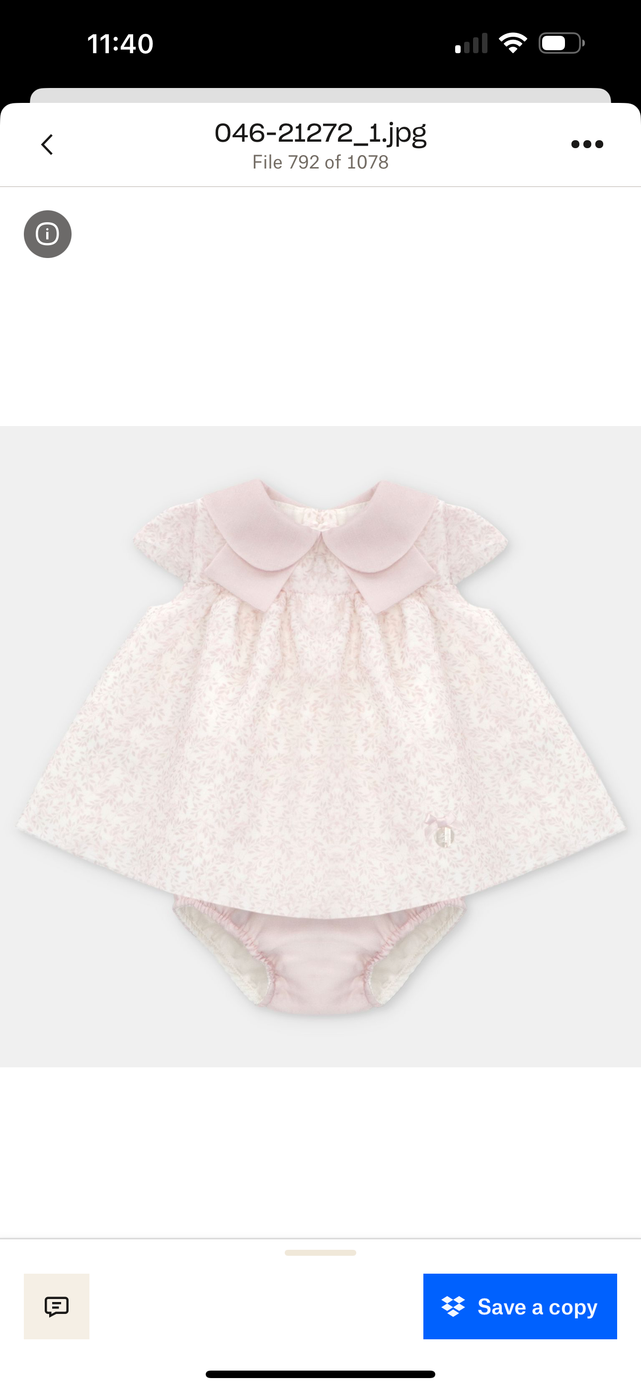 Martin Aranda pink & white floral dress and pant set