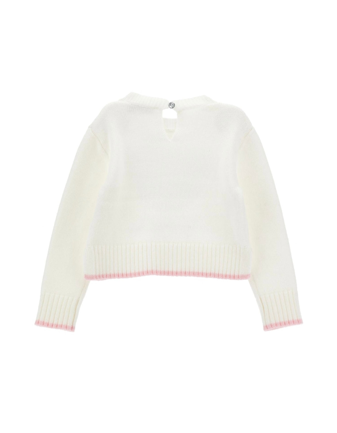 monnalisa cream teddy jumper