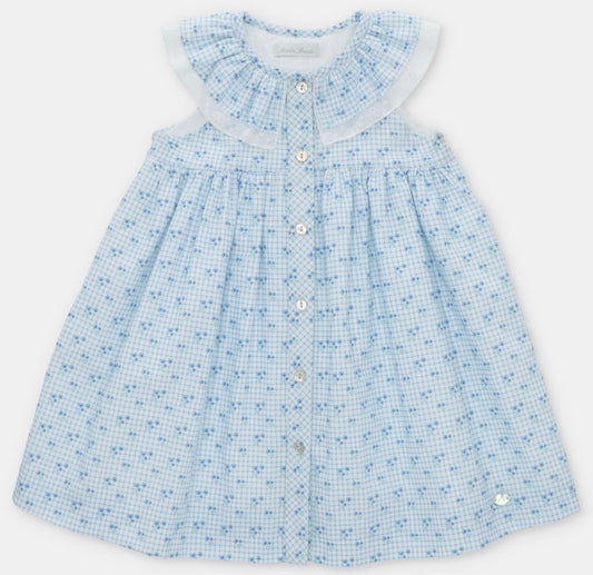 Martin aranda blue floral summer dress