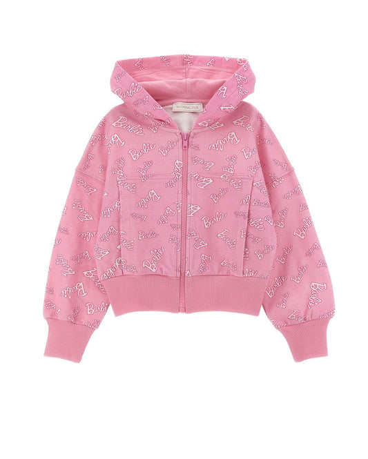 Monnalisa pink Barbie hoodie