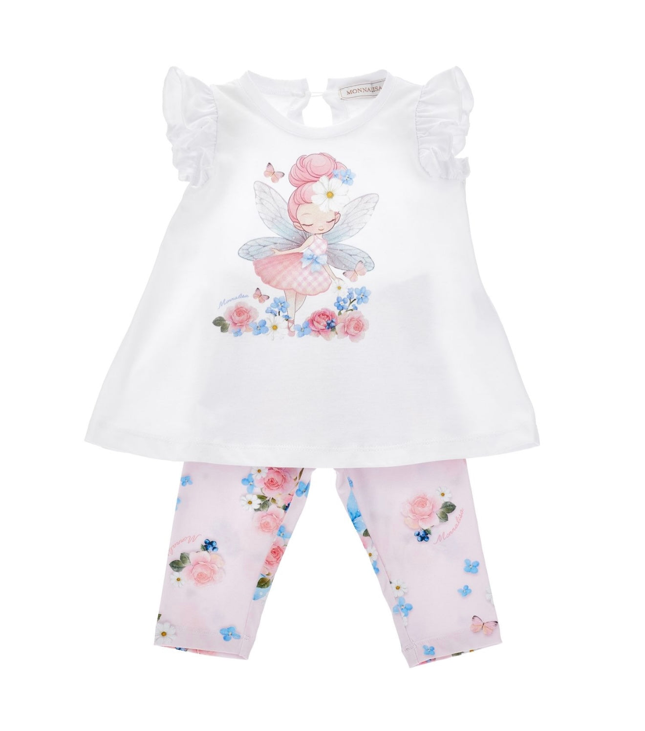PRE ORDER - monnalisa floral fairy legging set