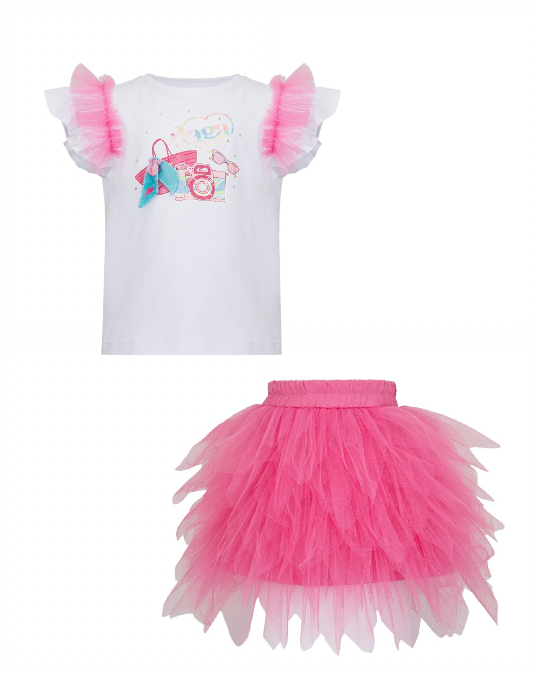 Daga sugar trip tulle skirt set