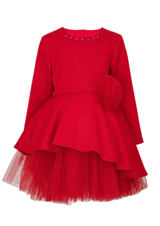 PRE ORDER - Daga ‘mini prima’ red tulle dress