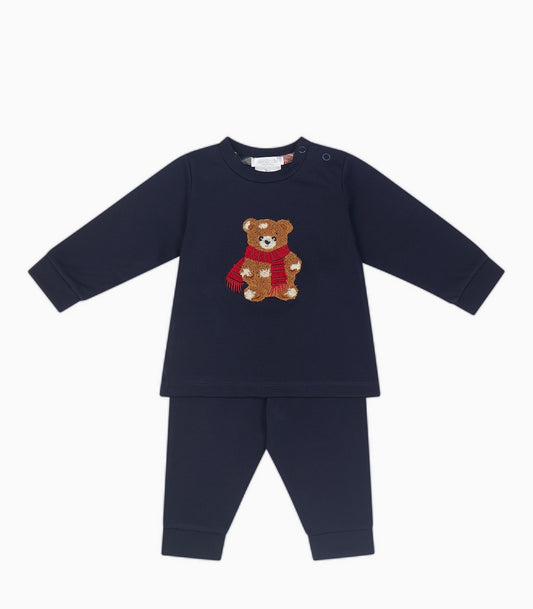 PRE ORDER - Deolinda navy Teddy tracksuit set